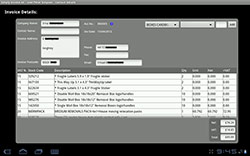 Invoice details